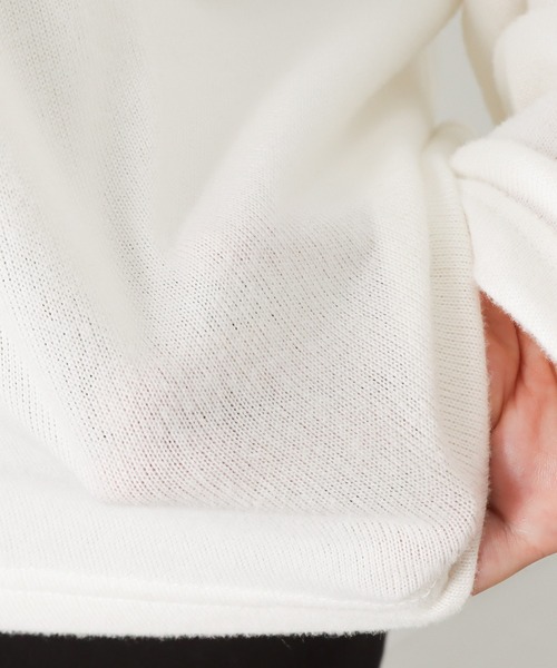 NAVY（ネイビー）の「長袖ニット+サロペット セット アンサンブル（ニット/セーター・レディース・ブルー/ピンク/ブラック/カーキ・L/M）」の19枚目の写真