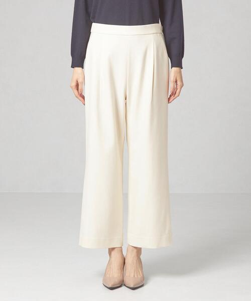 closet story（クローゼットストーリー）の「＜closet story（クローゼットストーリー）＞キモウ アジャスター ワイドパンツ -ウォッシャブル-（その他パンツ・レディース・ライトグレー/オフホワイト・FREE）」の3枚目の写真