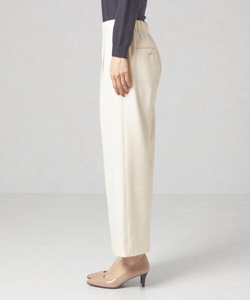 closet story（クローゼットストーリー）の「＜closet story（クローゼットストーリー）＞キモウ アジャスター ワイドパンツ -ウォッシャブル-（その他パンツ・レディース・ライトグレー/オフホワイト・FREE）」の4枚目の写真