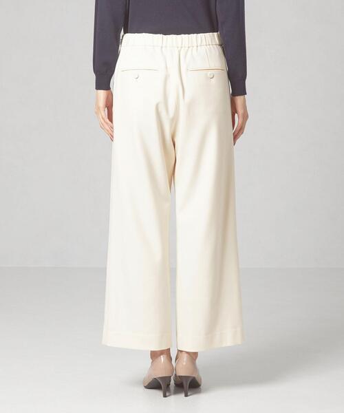 closet story（クローゼットストーリー）の「＜closet story（クローゼットストーリー）＞キモウ アジャスター ワイドパンツ -ウォッシャブル-（その他パンツ・レディース・ライトグレー/オフホワイト・FREE）」の5枚目の写真