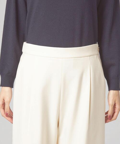 closet story（クローゼットストーリー）の「＜closet story（クローゼットストーリー）＞キモウ アジャスター ワイドパンツ -ウォッシャブル-（その他パンツ・レディース・ライトグレー/オフホワイト・FREE）」の6枚目の写真