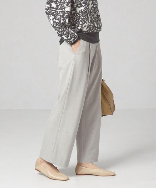 closet story（クローゼットストーリー）の「＜closet story（クローゼットストーリー）＞キモウ アジャスター ワイドパンツ -ウォッシャブル-（その他パンツ・レディース・ライトグレー/オフホワイト・FREE）」の16枚目の写真