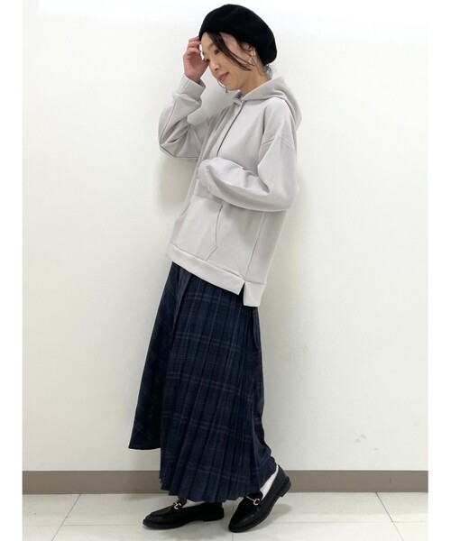 DRESKIP（ドレスキップ）の「◆ラップ風サイドプリ－ツチェック柄スカート（スカート・レディース・グレー系その他2/ライトイエロー系2/ワイン系1・02/03/04）」の15枚目の写真