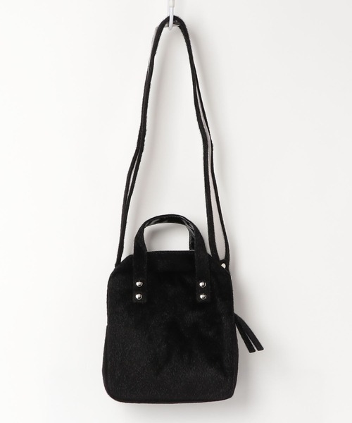 EDT（イーディーティー）の「ED_2wayboxbag_PAUL21FW（ショルダーバッグ・レディース・ブラック/ベージュ・FREE）」の4枚目の写真