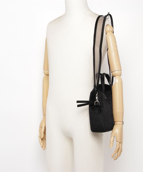 EDT（イーディーティー）の「ED_2wayboxbag_PAUL21FW（ショルダーバッグ・レディース・ブラック/ベージュ・FREE）」の7枚目の写真