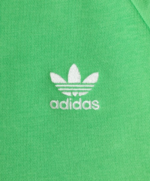 adidas(アディダス)の「【adidas/アディダス】トレフォイル ワンポイント スリーストライプス スウェット/オリジナルス(スウェット・レディース・グリーン/ブラック・L/M/XL)」の9枚目の写真