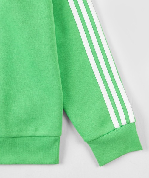 adidas(アディダス)の「【adidas/アディダス】トレフォイル ワンポイント スリーストライプス スウェット/オリジナルス(スウェット・レディース・グリーン/ブラック・L/M/XL)」の10枚目の写真