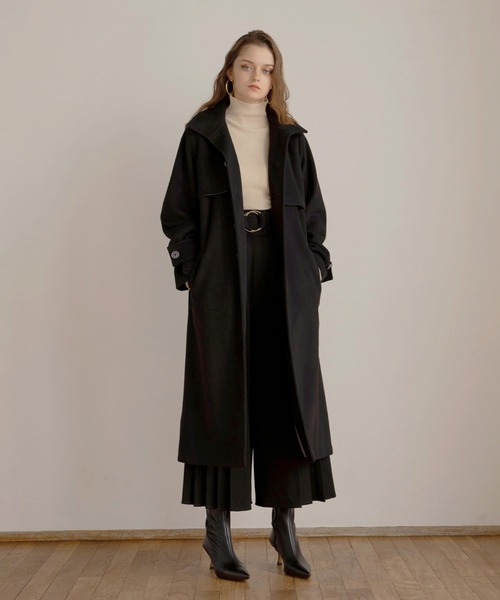 MIELI INVARIANT（ミエリインヴァリアント）の「Smooth Soft Turtle Knit（ニット/セーター・レディース・モカ/ブラウン/ブラック/アイボリー・FREE）」の9枚目の写真