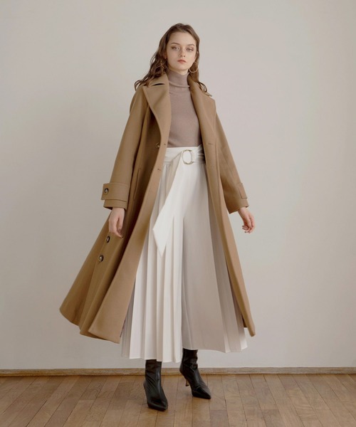 MIELI INVARIANT（ミエリインヴァリアント）の「Smooth Soft Turtle Knit（ニット/セーター・レディース・モカ/ブラウン/ブラック/アイボリー・FREE）」の18枚目の写真