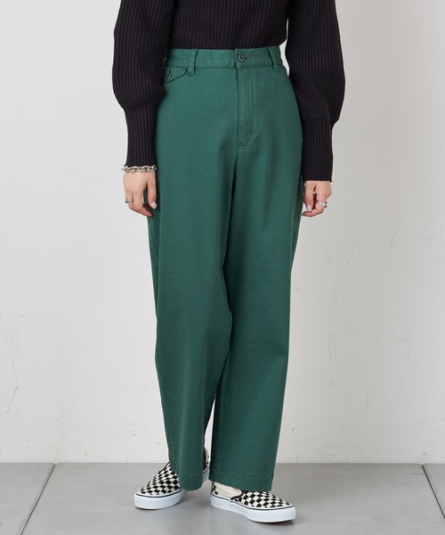 CIAOPANIC TYPY（チャオパニックティピー）の「光沢チノカラーパンツ（チノパンツ・レディース・ブラック/ベージュ/ダークグリーン/ピンク・SMALL/MEDIUM/LARGE）」の3枚目の写真