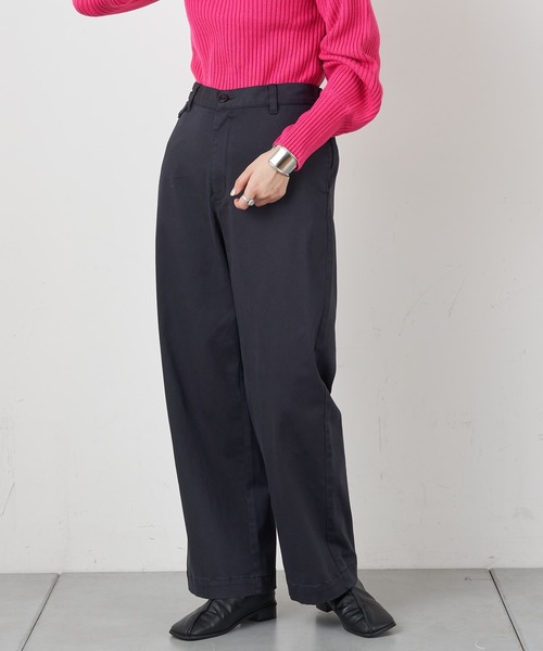 CIAOPANIC TYPY（チャオパニックティピー）の「光沢チノカラーパンツ（チノパンツ・レディース・ブラック/ベージュ/ダークグリーン/ピンク・SMALL/MEDIUM/LARGE）」の15枚目の写真