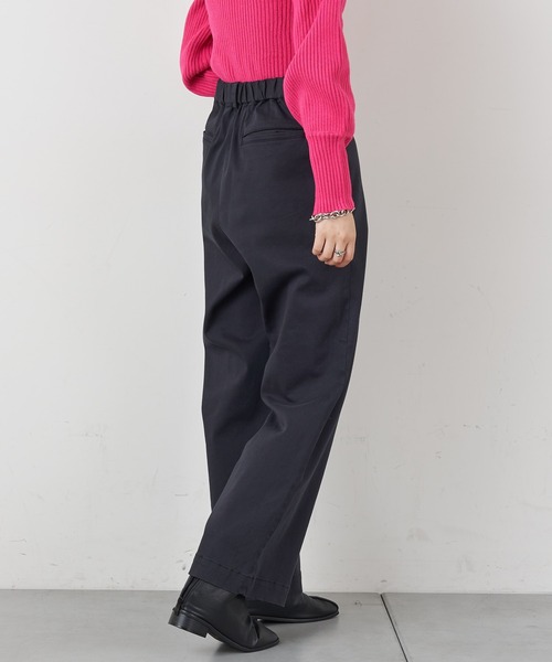 CIAOPANIC TYPY（チャオパニックティピー）の「光沢チノカラーパンツ（チノパンツ・レディース・ブラック/ベージュ/ダークグリーン/ピンク・SMALL/MEDIUM/LARGE）」の5枚目の写真