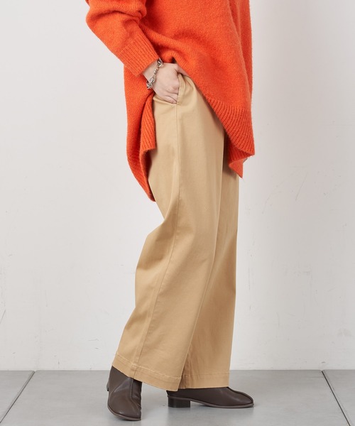 CIAOPANIC TYPY（チャオパニックティピー）の「光沢チノカラーパンツ（チノパンツ・レディース・ブラック/ベージュ/ダークグリーン/ピンク・SMALL/MEDIUM/LARGE）」の17枚目の写真