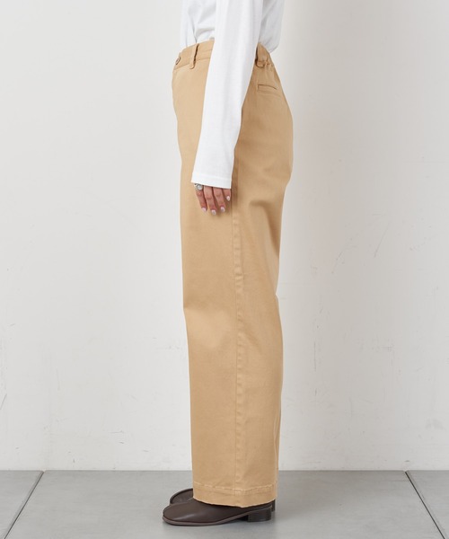 CIAOPANIC TYPY（チャオパニックティピー）の「光沢チノカラーパンツ（チノパンツ・レディース・ブラック/ベージュ/ダークグリーン/ピンク・SMALL/MEDIUM/LARGE）」の14枚目の写真