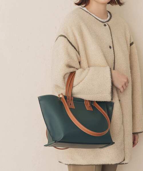 RODE SKO（ロデスコ）の「3WAYバッグ（トートバッグ・レディース・グリーン/モカ・ONE）」の5枚目の写真