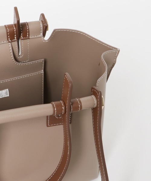 RODE SKO（ロデスコ）の「3WAYバッグ（トートバッグ・レディース・グリーン/モカ・ONE）」の16枚目の写真