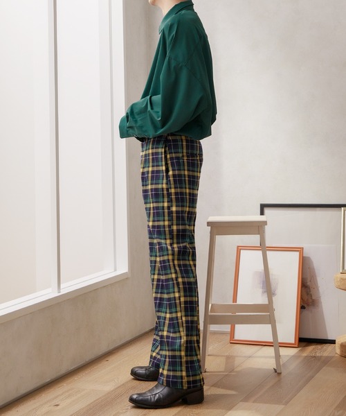 Adoon plain（アドーンプレーン）の「【Adoon plain】センタープレスワイドパンツ（その他パンツ・メンズ・ブラック/グレー系その他/グリーン系その他/スモーキーグリーン系・SMALL/MEDIUM/LARGE）」の20枚目の写真