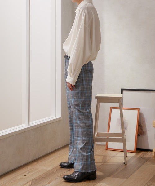 Adoon plain（アドーンプレーン）の「【Adoon plain】センタープレスワイドパンツ（その他パンツ・メンズ・ブラック/グレー系その他/グリーン系その他/スモーキーグリーン系・SMALL/MEDIUM/LARGE）」の12枚目の写真