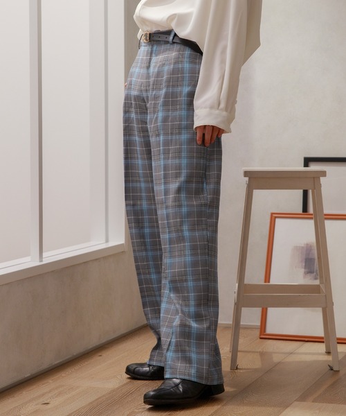 Adoon plain（アドーンプレーン）の「【Adoon plain】センタープレスワイドパンツ（その他パンツ・メンズ・ブラック/グレー系その他/グリーン系その他/スモーキーグリーン系・SMALL/MEDIUM/LARGE）」の6枚目の写真