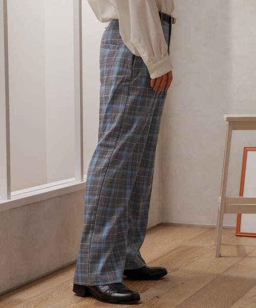 Adoon plain（アドーンプレーン）の「【Adoon plain】センタープレスワイドパンツ（その他パンツ・メンズ・ブラック/グレー系その他/グリーン系その他/スモーキーグリーン系・SMALL/MEDIUM/LARGE）」の19枚目の写真
