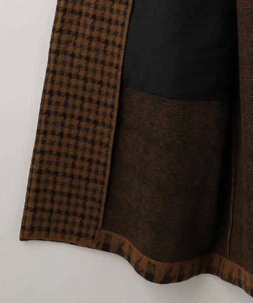 Coohem(コーヘン)の「<COOHEM(コーヘン)> FELT KNIT COAT/コート(ステンカラーコート・メンズ・ブラウン・M/L)」の6枚目の写真