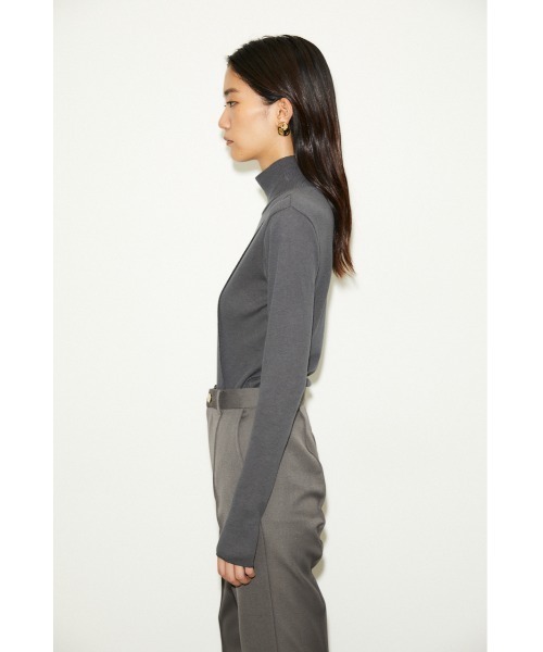 THROW by SLY（スローバイスライ）の「THROW PANEL LINE TURTLE TOPS タートル トップス（Tシャツ/カットソー・レディース・ダークグレー/ターコイズブルー/ホワイト・FREE）」の18枚目の写真