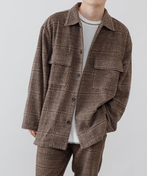 グレンチェックCPOシャツ【セットアップ対応】
