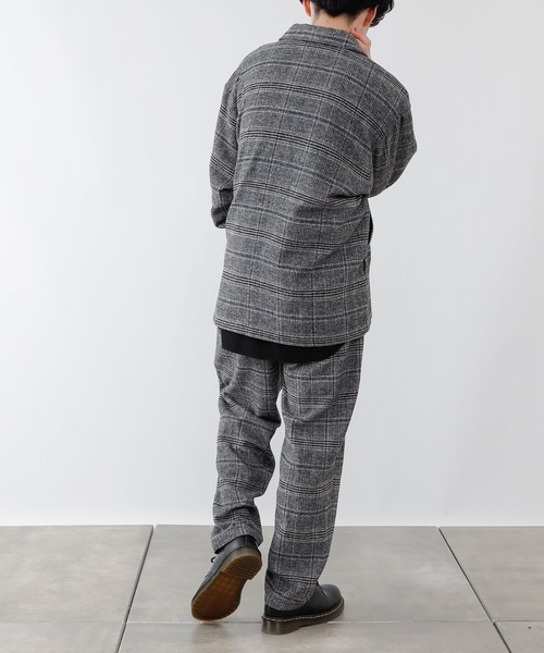 COLONY 2139（コロニートゥーワンスリーナイン）の「グレンチェックCPOシャツ【セットアップ対応】（カバーオール・メンズ・ブラウン/グレー・MEDIUM/LARGE/X-LARGE）」の9枚目の写真