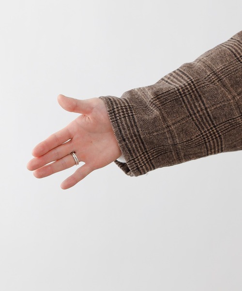 COLONY 2139（コロニートゥーワンスリーナイン）の「グレンチェックCPOシャツ【セットアップ対応】（カバーオール・メンズ・ブラウン/グレー・MEDIUM/LARGE/X-LARGE）」の22枚目の写真