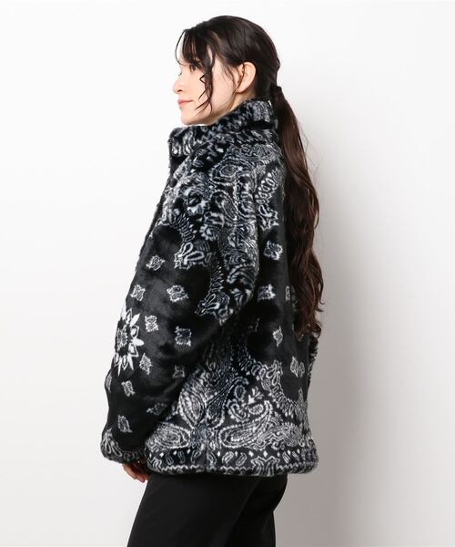 DANKE SCHON（ダンケシェーン）の「DankeSchon/ダンケシェーン/ペイズリーブルゾン（ブルゾン・レディース・ブラック/ブラウン・MEDIUM/LARGE）」の3枚目の写真