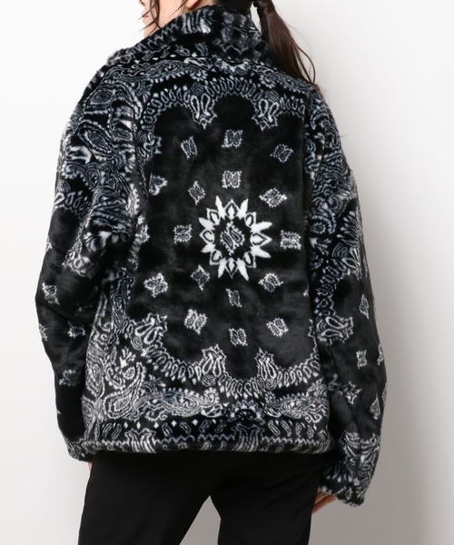 DANKE SCHON（ダンケシェーン）の「DankeSchon/ダンケシェーン/ペイズリーブルゾン（ブルゾン・レディース・ブラック/ブラウン・MEDIUM/LARGE）」の7枚目の写真