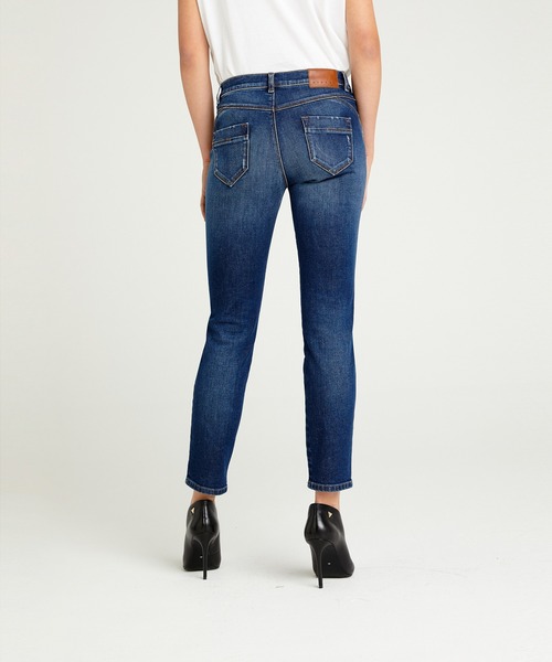 SISLEY(シスレー)の「ストレッチスリムフィットデニムパンツ(IBIZA)(デニムパンツ・レディース・インディゴブルー・26inch/27inch/25inch/28inch)」の5枚目の写真