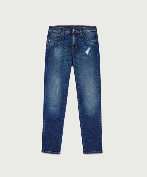 SISLEY(シスレー)の「ストレッチスリムフィットデニムパンツ(IBIZA)(デニムパンツ・レディース・インディゴブルー・26inch/27inch/25inch/28inch)」の8枚目の写真