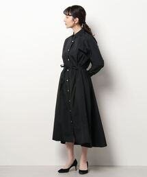 BEARDSLEY | ナイロンフレアシャツワンピ(ワンピース)