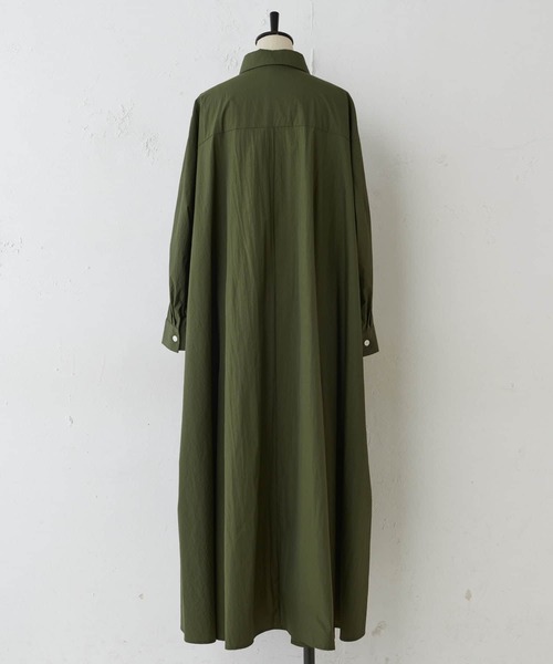 BEARDSLEY（ビアズリー）の「ナイロンフレアシャツワンピ（ワンピース