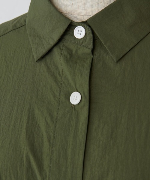 BEARDSLEY（ビアズリー）の「ナイロンフレアシャツワンピ（ワンピース