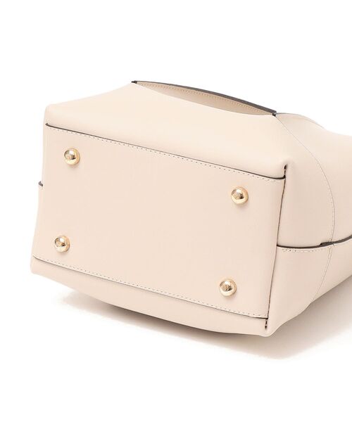 Carol J.（キャロルジェイ）の「GIANNI NOTARO CAROL J:ワンハンドルハンドバッグ◆（ショルダーバッグ・レディース・ブラック/ベージュ・ONE SIZE）」の3枚目の写真