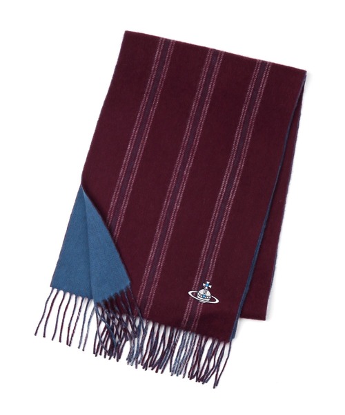 カシミヤ ストライプマフラー 754m マフラー Vivienne Westwood Accessories ヴィヴィアンウエストウッドアクセサリー のファッション通販 Zozotown