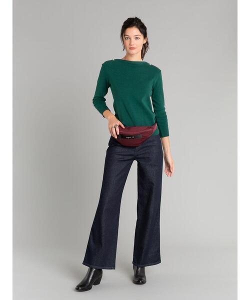 agnes b.(アニエスベー)の「KA17 JEANS ジーンズ ワイド(デニムパンツ・レディース・ブルー系その他・27/29/ 26/28/30/32)」の5枚目の写真