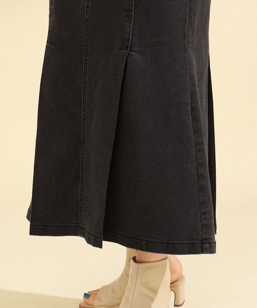 Ray BEAMS（レイビームス）の「Ray BEAMS / ブラック デニム マーメイド スカート（デニムスカート・レディース・ブラック・1/0）」の3枚目の写真