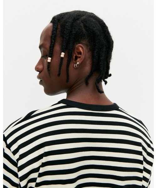 marimekko(マリメッコ)の「【kioski】 Tasaraita Taakse -shirt(Tシャツ/カットソー・レディース・ブラック/ブルー・LARGE/X-SMALL/SMALL/MEDIUM)」の9枚目の写真