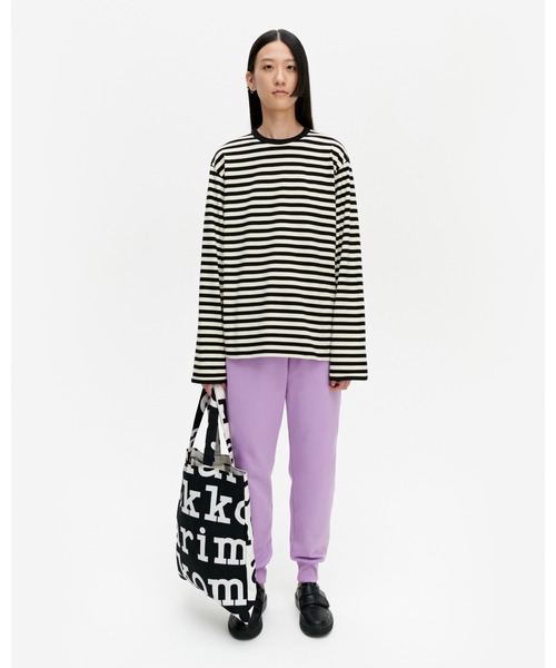 marimekko(マリメッコ)の「【kioski】 Tasaraita Taakse -shirt(Tシャツ/カットソー・レディース・ブラック/ブルー・LARGE/X-SMALL/SMALL/MEDIUM)」の11枚目の写真