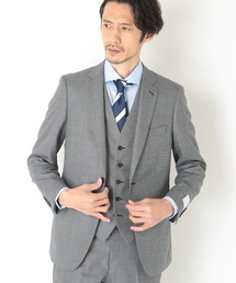 NARROW ツイルピンヘッドスーツ/別売りベストあり/2ピースビジネスセットアップスーツ