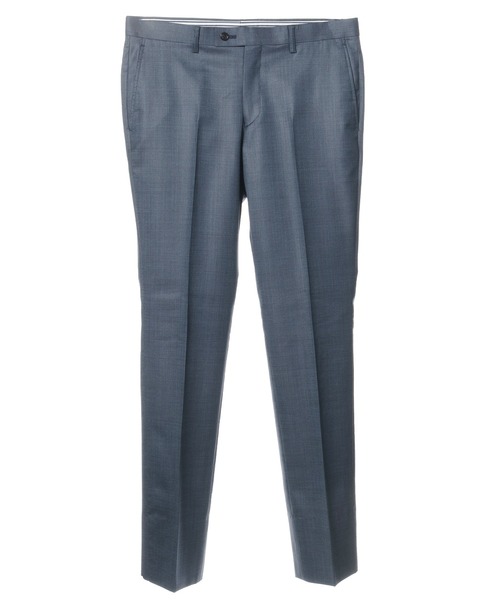 CROWDED CLOSET（クラウデッドクローゼット）の「NARROW ツイルピンヘッドスーツ/別売りベストあり/2ピースビジネスセットアップスーツ（スーツセット・メンズ・ネイビー/ブルー/グレー・04/03/02/01）」の20枚目の写真