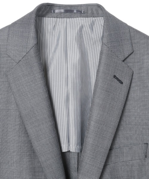 CROWDED CLOSET（クラウデッドクローゼット）の「NARROW ツイルピンヘッドスーツ/別売りベストあり/2ピースビジネスセットアップスーツ（スーツセット・メンズ・ネイビー/ブルー/グレー・04/03/02/01）」の22枚目の写真