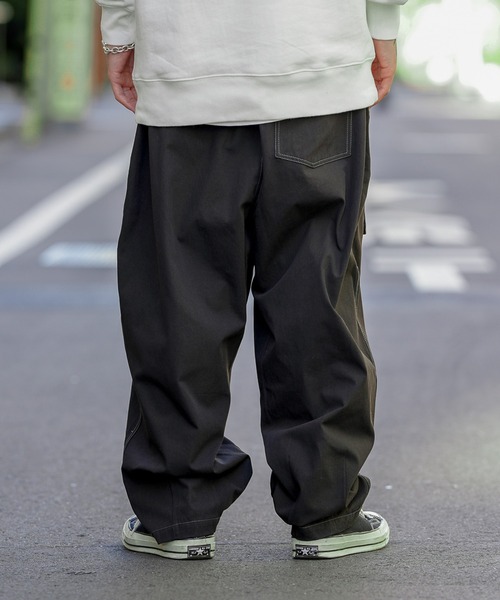 Subciety（サブサエティ）の「BAKER BAGGY PANTS（その他パンツ・メンズ・グリーン/ブラック/グレー/オリーブ・MEDIUM/X-LARGE/LARGE）」の18枚目の写真