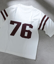 BEAMS LIGHTS | BEAMS LIGHTS / フットボール プリント Tシャツ(Tシャツ/カットソー)