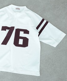 BEAMS LIGHTS | BEAMS LIGHTS / フットボール プリント Tシャツ(Tシャツ/カットソー)