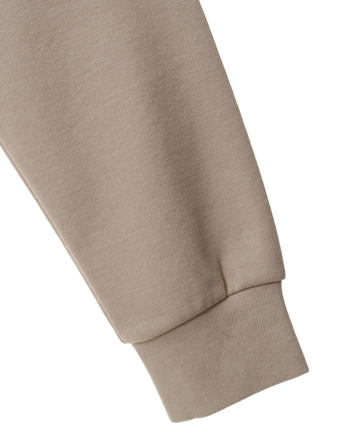 MELROSE claire（メルローズ クレール）の「【ニットのようなリブ見えのデイリーに使えてカジュアル過ぎないフーディ―カットソープルオーバー】（パーカー・レディース・セージグリーン/チャコールグレー/ライトベージュ・FREE）」の19枚目の写真