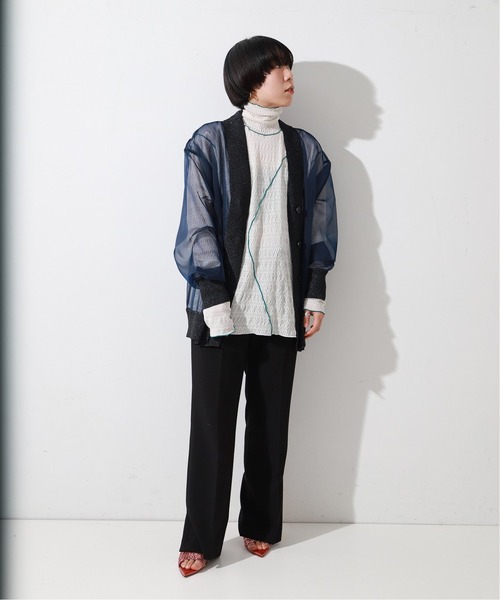 CITYSHOP（シティーショップ）の「BACK SLIT パンツ（その他パンツ・レディース・ブラック/グレー・38/36）」の16枚目の写真